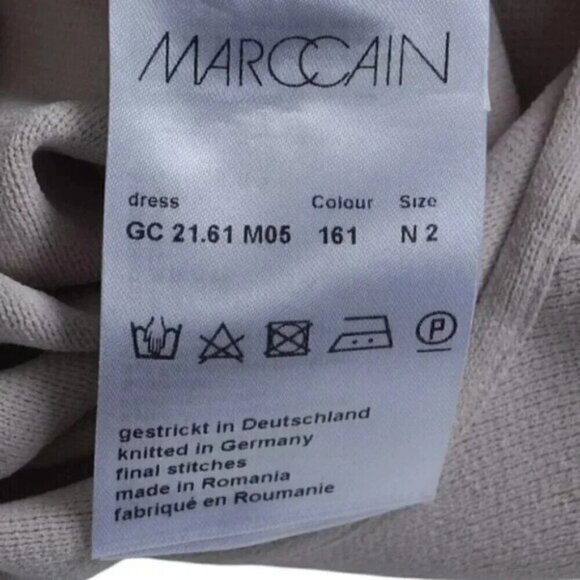 Marc Cain Lace Bodice Dress  Blush Pink Floral US Size 4 - Picture 12 of 15